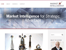 Tablet Screenshot of marketintelligencellc.com